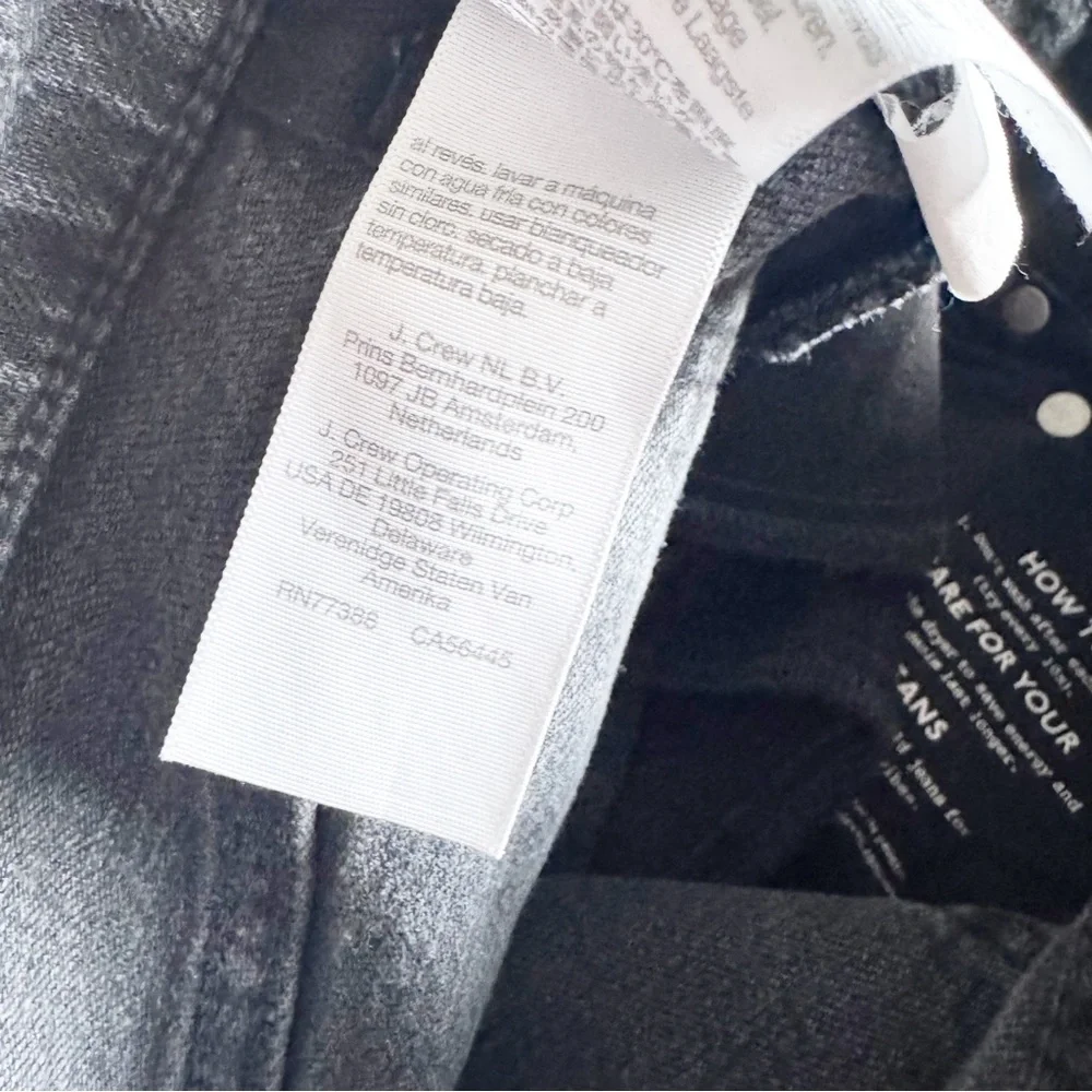 Madewell 90”s Straight Leg Classic Black Denim Jeans - Picture 11 of 12